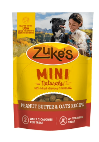 Zuke’s Mini Naturals Peanut Butter & Oats Recipe Dog Treats