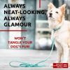 Rolled Leather Dog Leash 6Ft x 0.4 in for Small Medium and Large Dogs Heavy Duty Leash for Outdoor Walking Running Training Mint Color