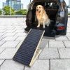 Dog Ramp for Bed, Extra Wide Excellent Traction, Pet Ramp for Small Dogs to Get on Couch Car, Non-Slip Rubber Surface, 16" Wide Hold up to 80lb