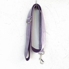 MUTTCO Collar and Leash Set (Option: Light purple Leash-XL)