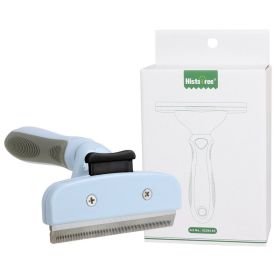 Dog Hair Trimmer Set Shaving Razor and  Pet Comb (Color: Blue)
