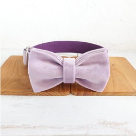 MUTTCO Collar and Leash Set (Option: Light purple A Set-L)