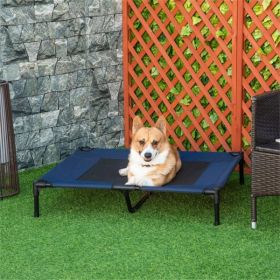 Pet Bed, Elevated Dog Bed (Color: Blue)