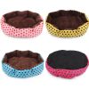 Pet Bed Warm Winter Dog Bed Soft Wool Point Design  With Removable Mats Octagonal Shape Kennelt Dog Sofa Bed