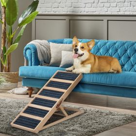 Doggy Steps for Dogs and Cats Used as Dog Ladder for Tall Couch, Bed, Chair or Car (Color: As picture)