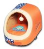 Touchdog Rabbit-Spotted Active-Play Indoor Panoramic Designer Dog Bed