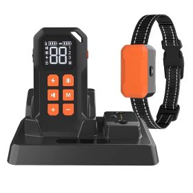 2 In 1 Wireless Electric Dog Fence With Training Collar IP67 Waterproof Pet Beep Vibration Shock Boundary Containment System for Small Medium Large Do (type: 1Collar)