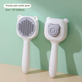 Pet Grooming Brush. It Is An Easy-to-clean Pet Hair Removal Tool, Applicable To Animal Hair Care. (Color: Purple)
