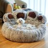 Dog Bed Sofa Cute Bear Paw Shape Comfortable Cozy Pet Sleeping Beds For Small, Medium, And Large Dogs