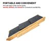Wood Pet Stairs/Pet Steps - Foldable 3 Levels Dog Stairs & Ramp Perfect for Beds and Cars - Portable Dog/Cat Ladder Up to 110 Pounds