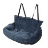 Booster Car Seat With Seatbelt, Washable & Comfy Pet Car Travel Bed