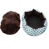 Pet Bed Warm Winter Dog Bed Soft Wool Point Design  With Removable Mats Octagonal Shape Kennelt Dog Sofa Bed