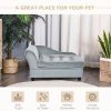 PawHut Luxury Fancy Dog Bed for Small Dogs with Hidden Storage, Small Dog Couch with Soft 3" Foam, Dog Sofa Bed, Cushy Dog Bed