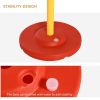 PawHut Dog Agility Training Equipment, Outdoor Obstacle Course Starter Kit with Hoop, Hurdle, Weave Poles and Carrying Bag
